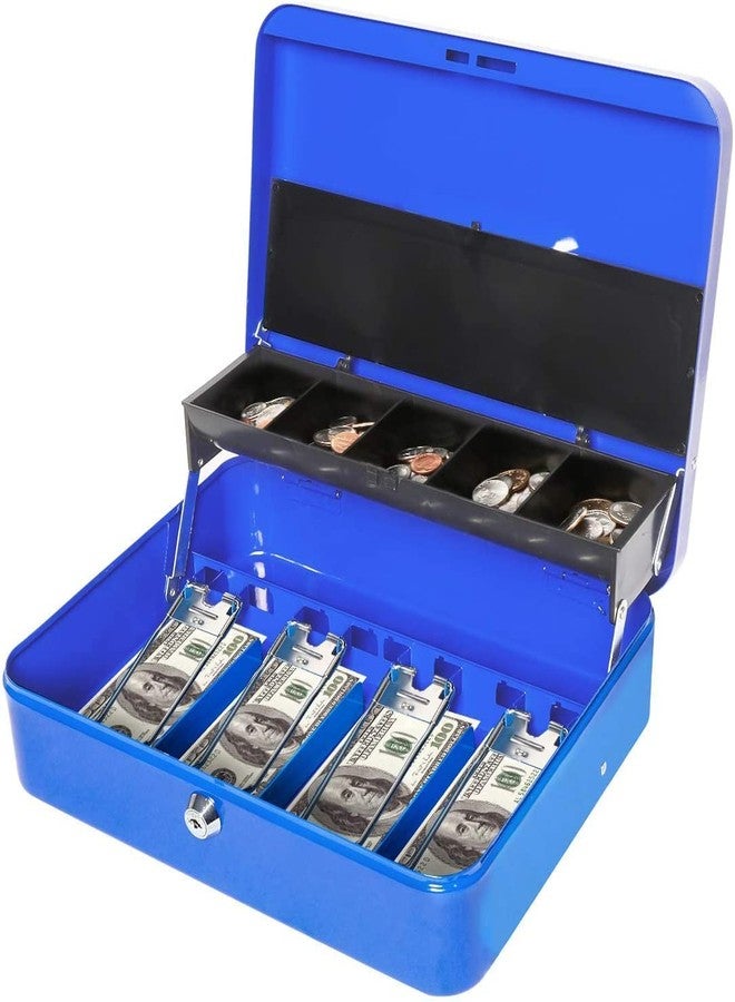 AVIROM Cash Storage Box with Lock and Key - Secure and Convenient Metal Cash Drawer Organizer for Cashiers and Personal Use - Image 4