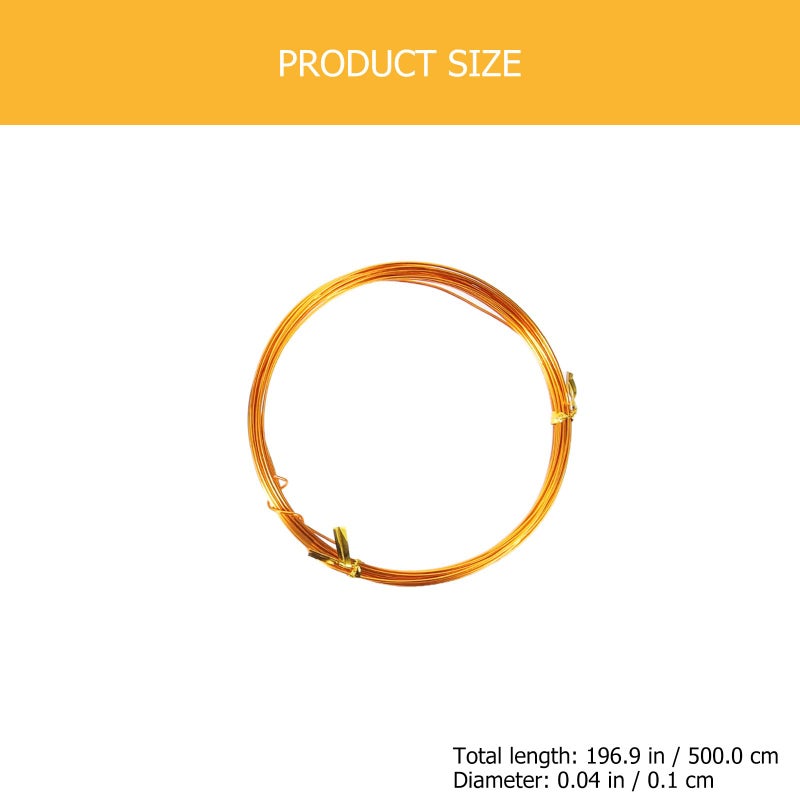 6Pcs 1.0mm x 5M Anodized Aluminum Craft Wire Assorted Colors for Bonsai Training Plant Climbing and Garden Shaping - Image 3