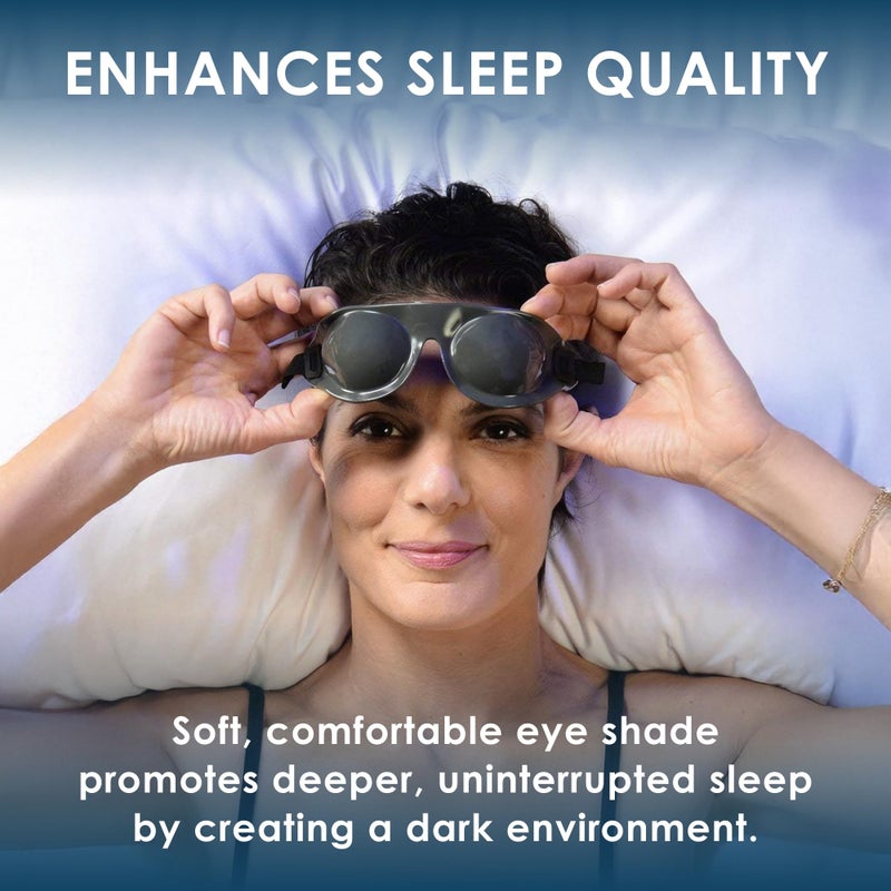 EyeEco Eyeseals 4.0 Sleep Mask â€“ Charcoal â€“ Moisturizing Eye Masks for Sleep, Keep Dry Air Out and Moisture in â€“ Latex-Free Eye Mask Great for CPAP Usersâ€‹ - Image 2