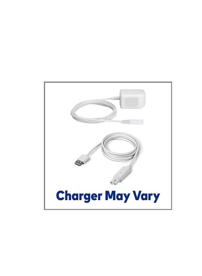 Waterpik Cordless Pearl Rechargeable Portable Water Flosser For Teeth, Gums, Braces Care And Travel With 4 Flossing Tips, Ada Accepted, Charger May Vary, Wf-13 White - Image 5