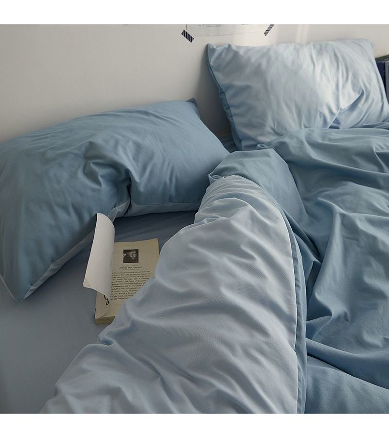 2 Pack Queen Size 100 Percent Cotton Color Block Pillowcases White Gray Soft Skin Friendly Envelope Closure Machine Washable Breathable Warm Bedding for All Seasons - Image 4