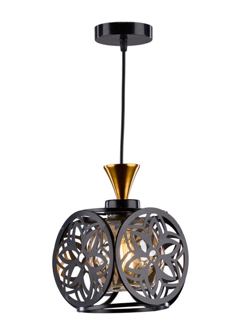 Modern Eiffel Flower Pendant 1003-1240 Nets Black - 1 Bulb