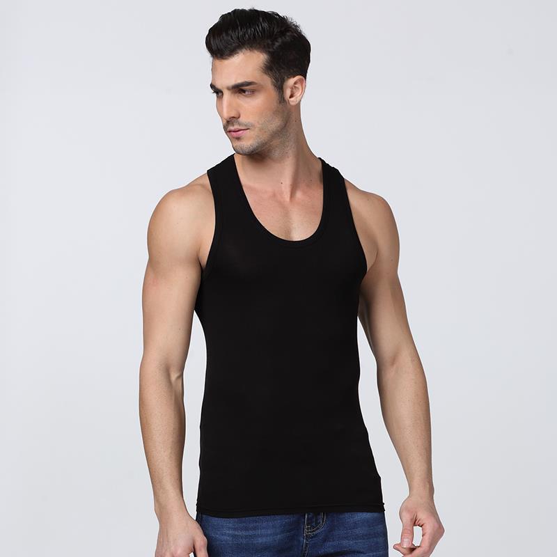 Xinjiang Cotton Men'S Vest Cotton Tight Sports Underwear Fitness Sweat-Absorbent Bottoming Hurdle Summer White Undershirt Men - Image 1
