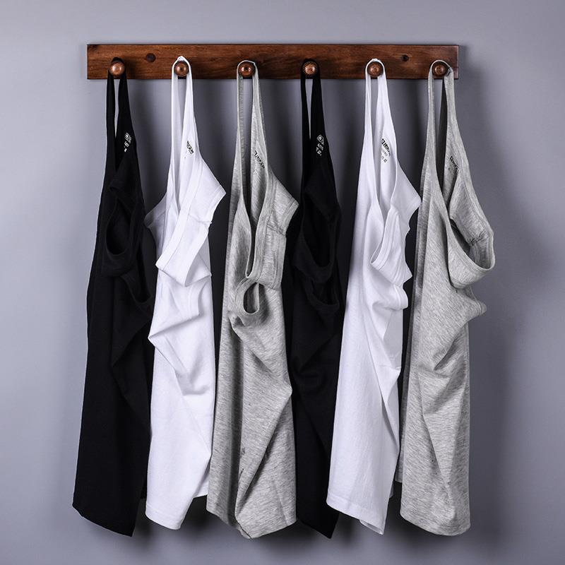 Xinjiang Cotton Men'S Vest Cotton Tight Sports Underwear Fitness Sweat-Absorbent Bottoming Hurdle Summer White Undershirt Men - Image 3