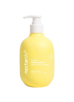 Nectar Bath Treats Nectar Life Hand Wash 14Oz Exfoliating And Moisturizing Hand Soap With Volcanic Pumice Jojoba Oil & Shea Butter Lemon Scent  - Image 1