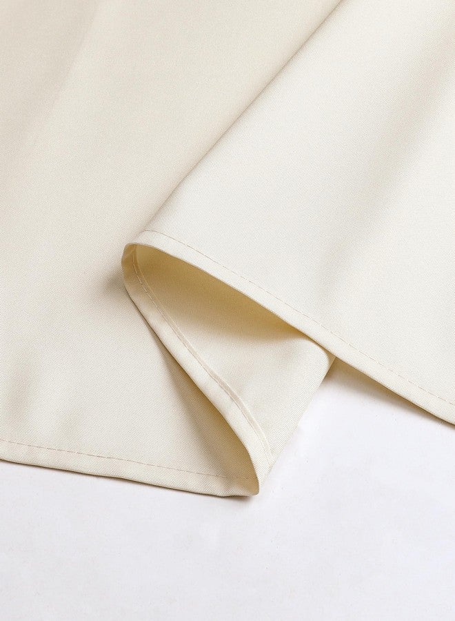 Wewoch Beige Rectangle Tablecloth Water Resistant Washable Polyester Table Cloth for Dining,Kitchen, Parties Weddings and Outdoor Use 52 Inch by 70 Inch - Image 5