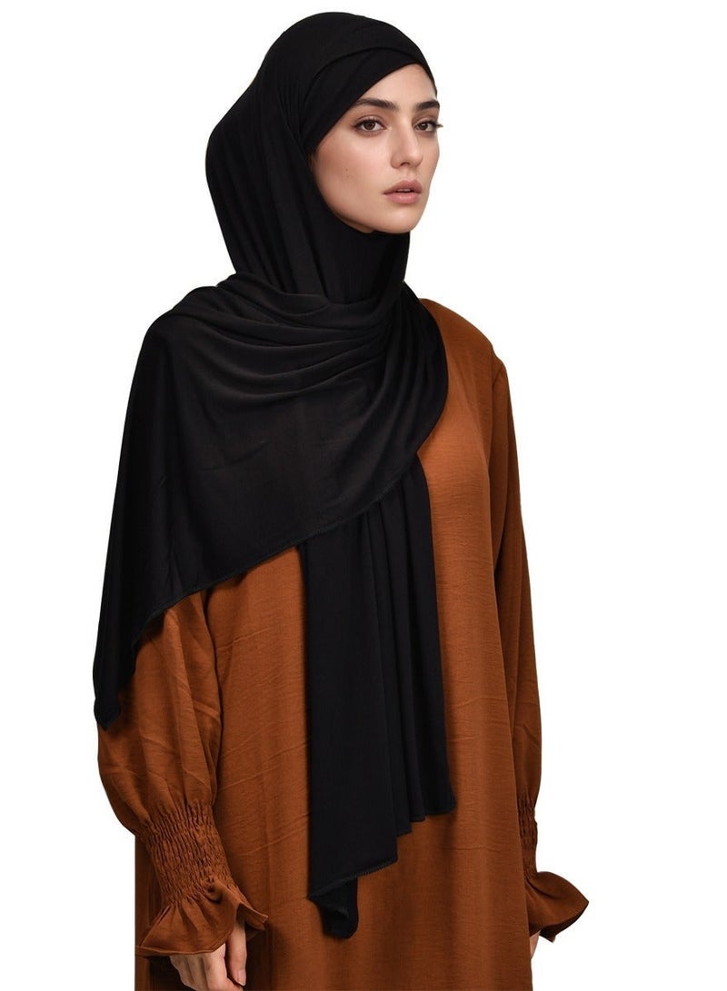 ISI Women's Jersey Hijab Scarves Fashion Long Plain Muslim Head Scarf Wrap Shawls - Image 4