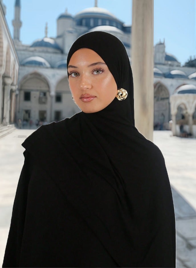 ISI Women's Jersey Hijab Scarves Fashion Long Plain Muslim Head Scarf Wrap Shawls - Image 1