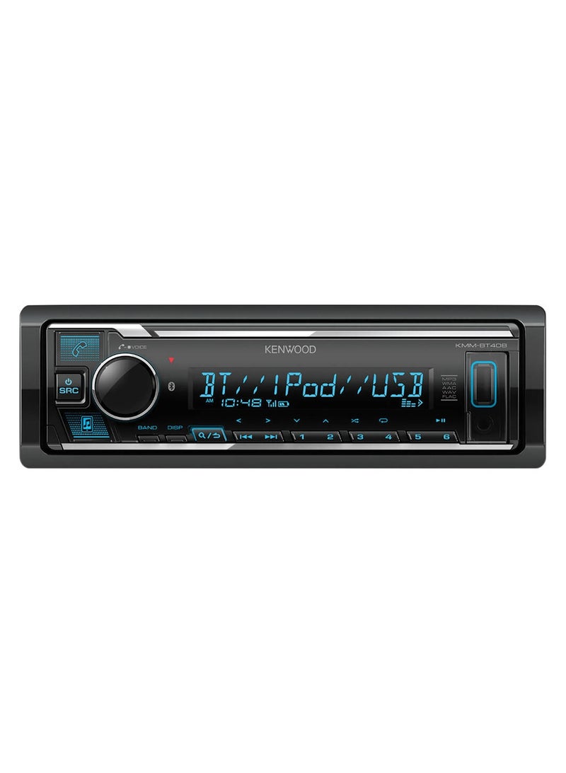 KENWOOD وحدة رأس كينود KMM-BT408 أحادية الدين مع بلوتوث - Image 1