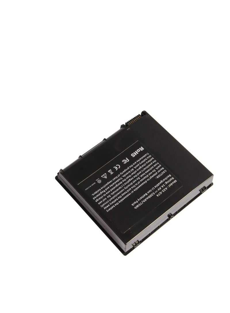 Terabyte 14.8V 5200mAh A42-G74, Laptop battery compatible for ASUS G74 G74J G74JH G74JH-A1 G74SW-A2 G74SX-A1 G74SX-A2 G74SX-3D G74SX-XR1 G74SX-XC1 G74SX-91079V G74S-XR G74SX G74SW-A1 - Image 3