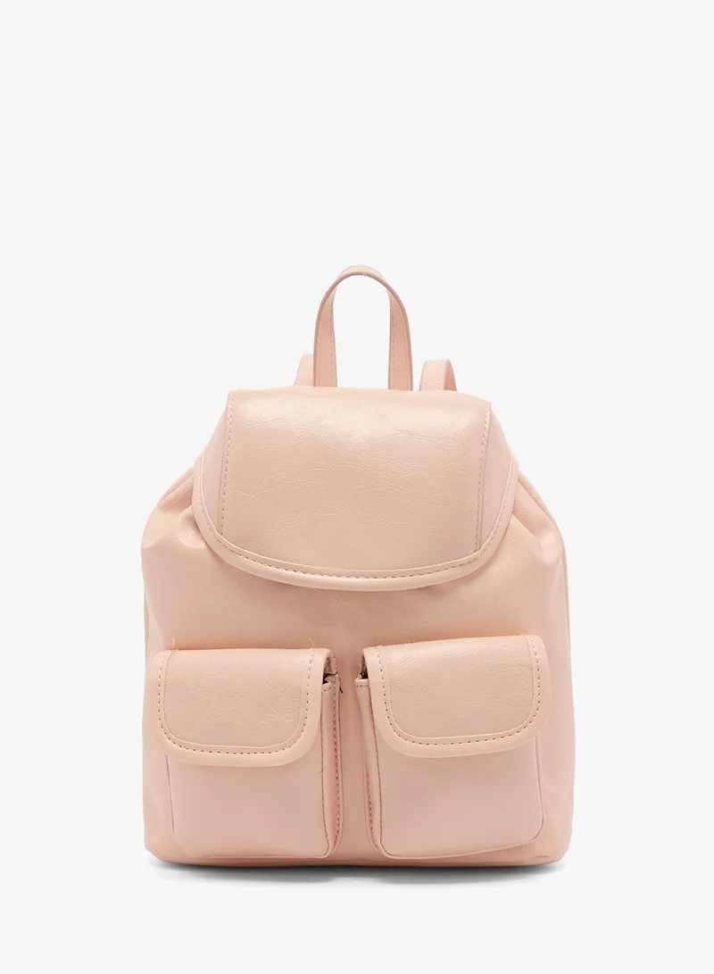 Ginger Pocket Detail School And Travel Backpack