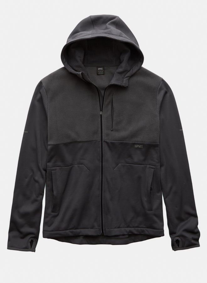 American Eagle AE 24/7 Fleece Zip-Up Hoodie  - Image 1