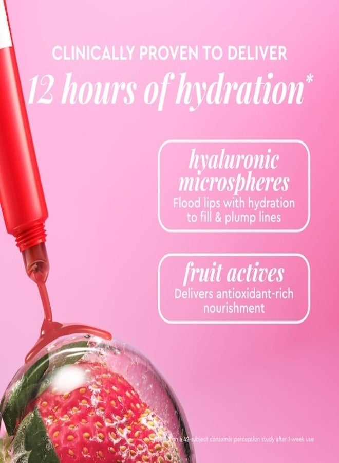 Glow Receipe Glass Balm Lip Treatment Strawberry Bingsoo (Sheer Pinky-Red) — 0.52 oz / 15 g - Image 5