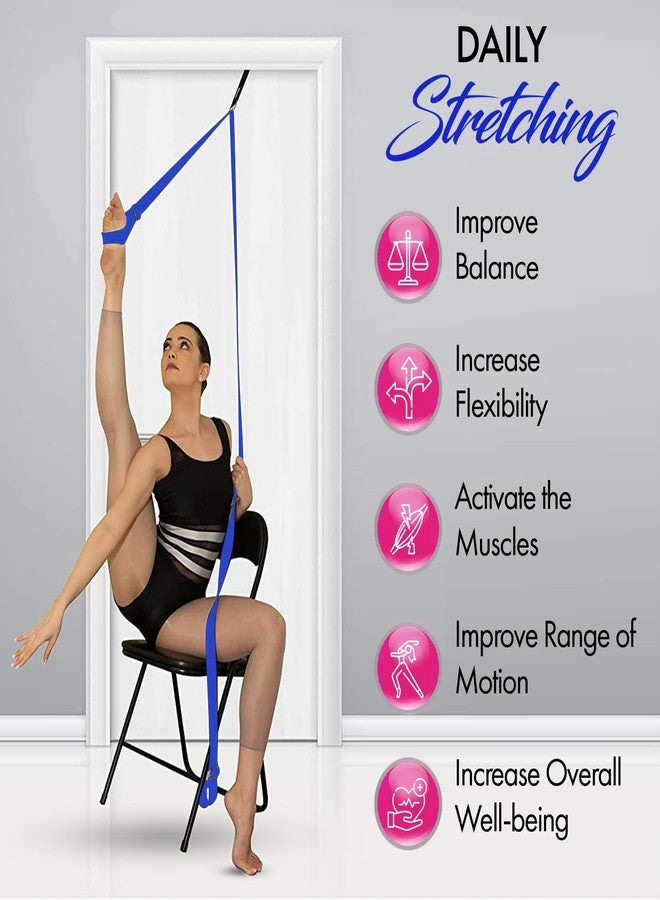 Zenmarkt Stretching Strap With Door Anchor - Stretching Equipment to Improve Legs Flexibility - Splits Trainer For Home Ideal In Ballet, Dance, Cheerleading, Taekwondo, Yoga, Pole Dancing & Gymnastics - Image 5