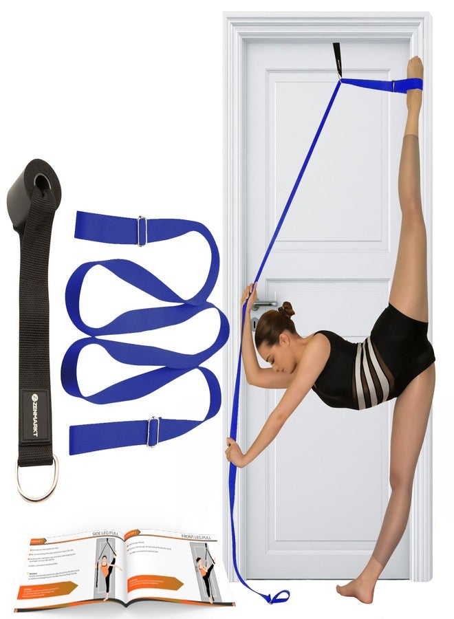 Zenmarkt Stretching Strap With Door Anchor - Stretching Equipment to Improve Legs Flexibility - Splits Trainer For Home Ideal In Ballet, Dance, Cheerleading, Taekwondo, Yoga, Pole Dancing & Gymnastics - Image 1
