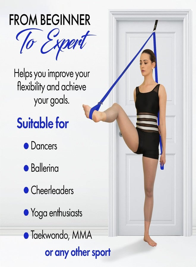 Zenmarkt Stretching Strap With Door Anchor - Stretching Equipment to Improve Legs Flexibility - Splits Trainer For Home Ideal In Ballet, Dance, Cheerleading, Taekwondo, Yoga, Pole Dancing & Gymnastics - Image 4
