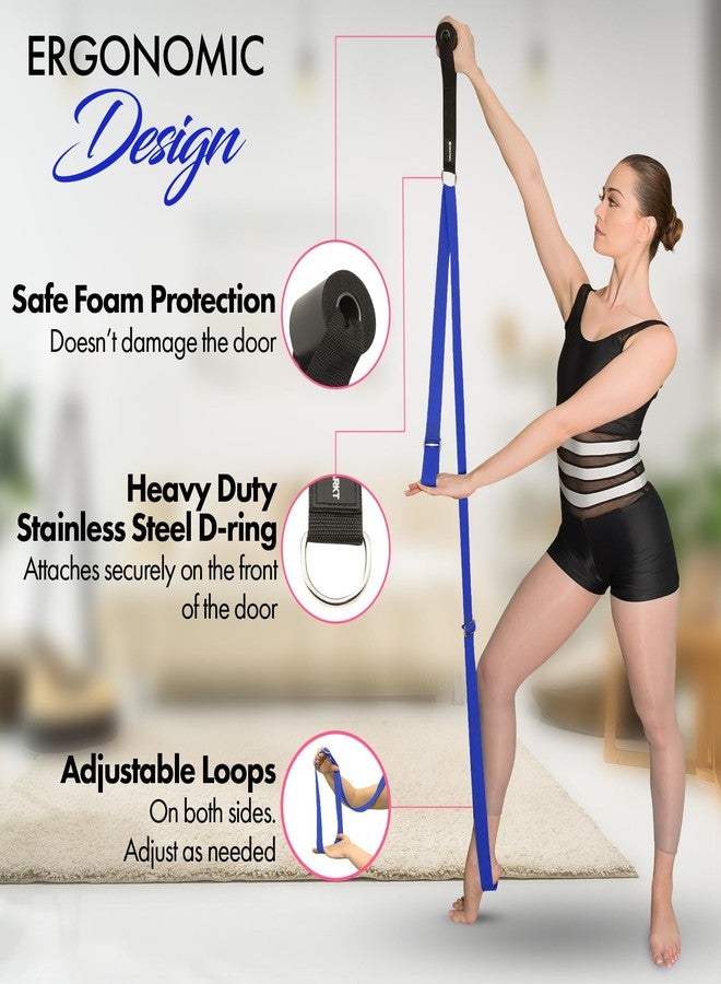 Zenmarkt Stretching Strap With Door Anchor - Stretching Equipment to Improve Legs Flexibility - Splits Trainer For Home Ideal In Ballet, Dance, Cheerleading, Taekwondo, Yoga, Pole Dancing & Gymnastics - Image 2