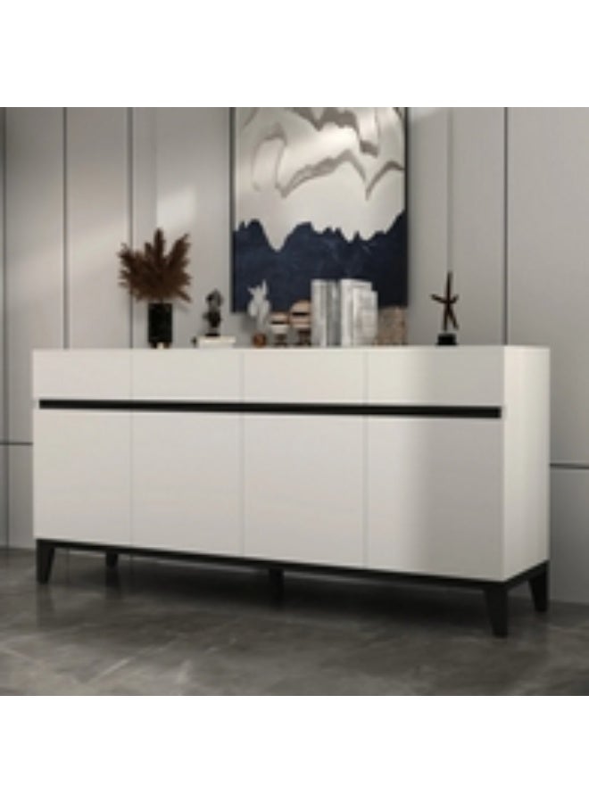Homzmart MDF Buffet White - 90×180×40 cm - Image 4