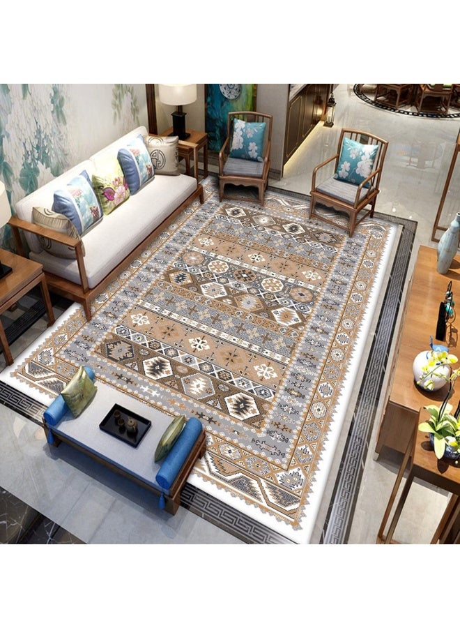 SMART HOME Ceramic carpets, excellent velvet rug, padded and soft to the touch, with beautiful 3D patterns made of high-quality materials, nano seating mattress, size 2X3 meters - Image 1