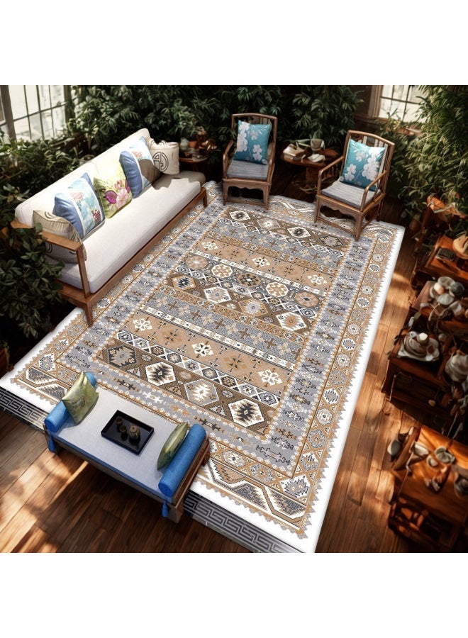 SMART HOME Ceramic carpets, excellent velvet rug, padded and soft to the touch, with beautiful 3D patterns made of high-quality materials, nano seating mattress, size 2X3 meters - Image 5
