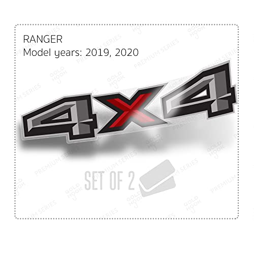 4x4 Decals for Trucks Ranger Replacement Sticker Small 145 x 28