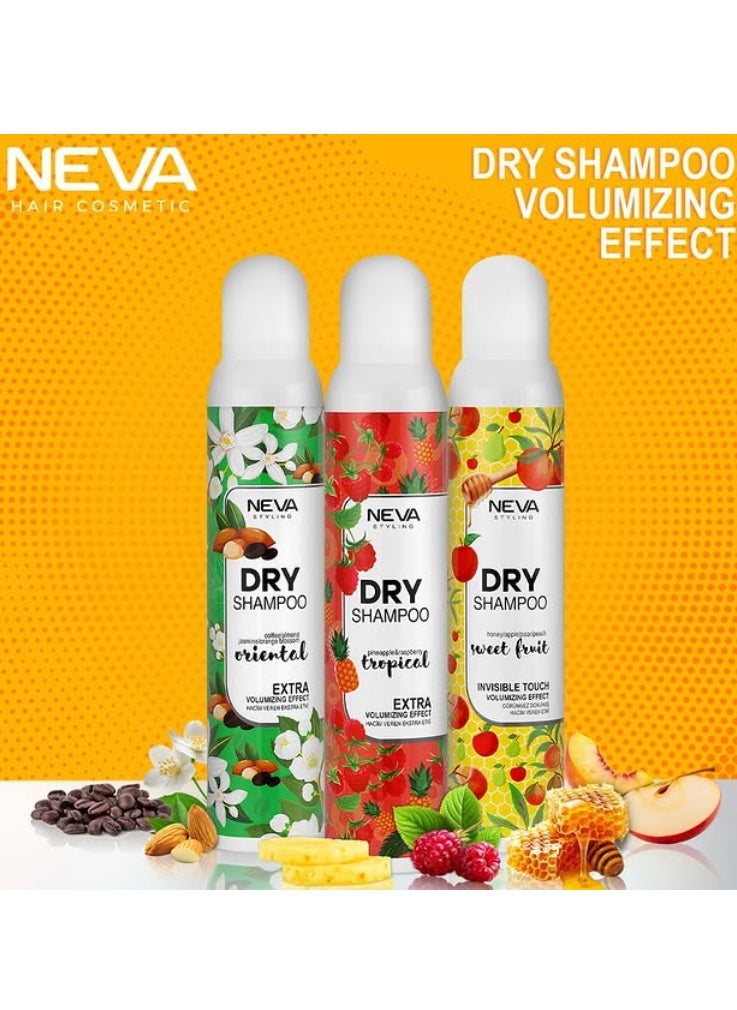 NEVA Neva Styling Dry Shampoo Extra Volumizing Effect Tropical Pineapple & Raspberry, 200ml  - Image 4