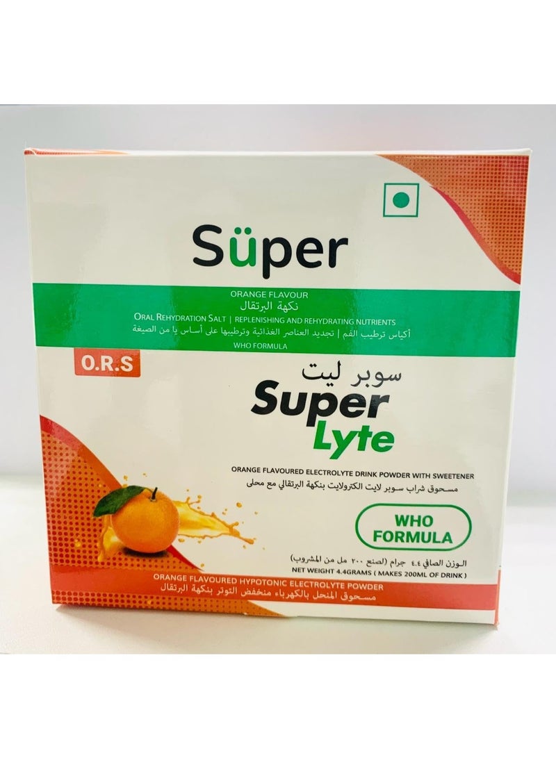 Super Nutriments Lyte ORS Orange Flavour 20 Sachets - Image 2