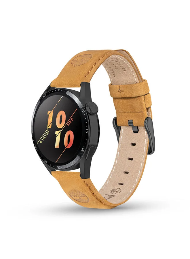 Timberland Universal Replacement Leather Strap For Men And Women Compatible With Apple Watch Series 3-9 & SE (38-40-41)  & Samsung, Huawei Or Quartz Watch With Lug Width Of 20mm
