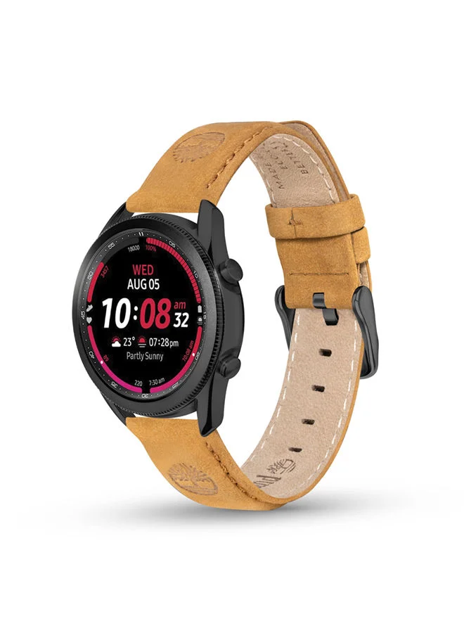 Timberland Universal Replacement Leather Strap For Men And Women Compatible With Apple Watch Series 3-9 & SE (38-40-41)  & Samsung, Huawei Or Quartz Watch With Lug Width Of 20mm