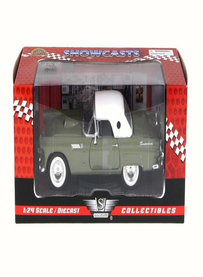 MOTORMAX 1956 فورد ثندربيرد بسقف قماش أخضر 1/24 من موتورماكس 73312