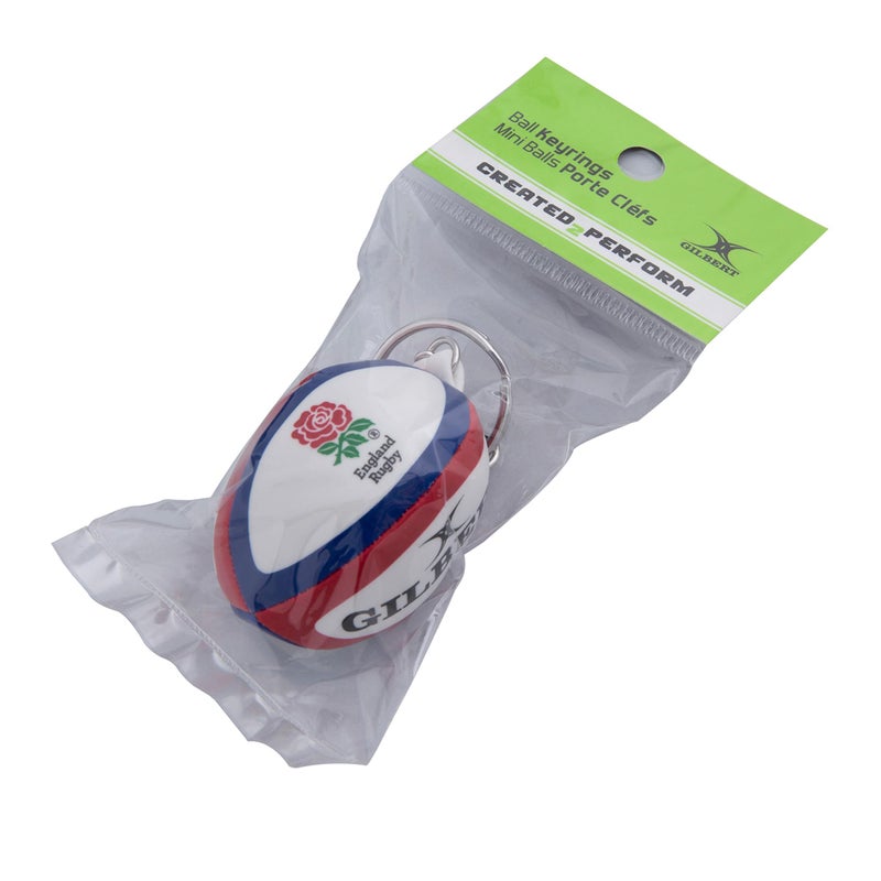Gilbert England Rugby Ball Keyring - Image 2
