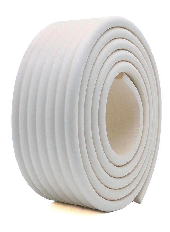 M2cbridge Multifunctional Furniture Edge Wall Corner Guard Desk Edge Cushion Bumper DIY 6.5 Ft (Rice White) - Image 1