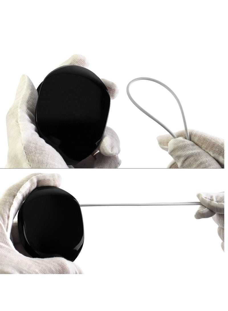 KASTWAVE Automatic Portable Cable Winder, Retractable Cord Organizer, Cord Management, Headphone Cable Storage Headphone Keeper for USB Cables Earphone, USB Cable and Charging Cable, 2 Pack - Image 4