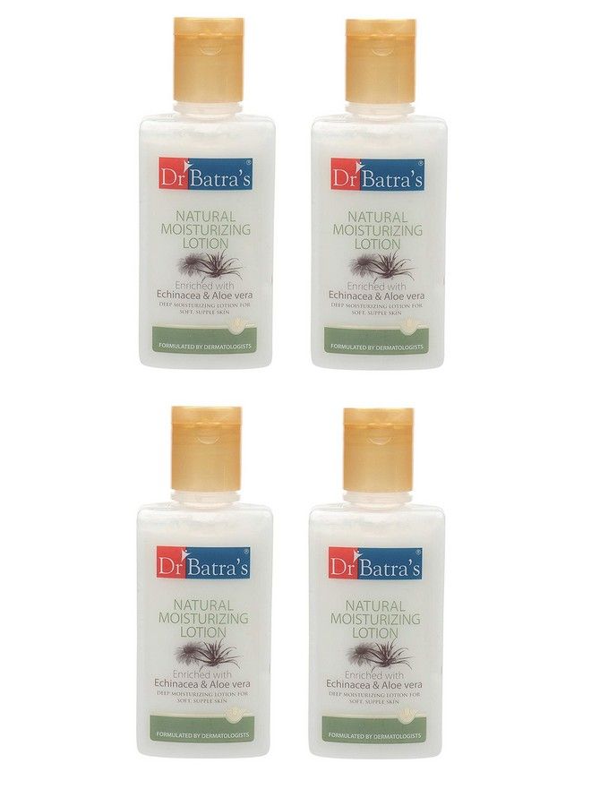 Dr Batra's Natural Moisturizing Lotion Enriched With Echinacea Aloe Vera 100 Ml Pack Of 4 - Image 1