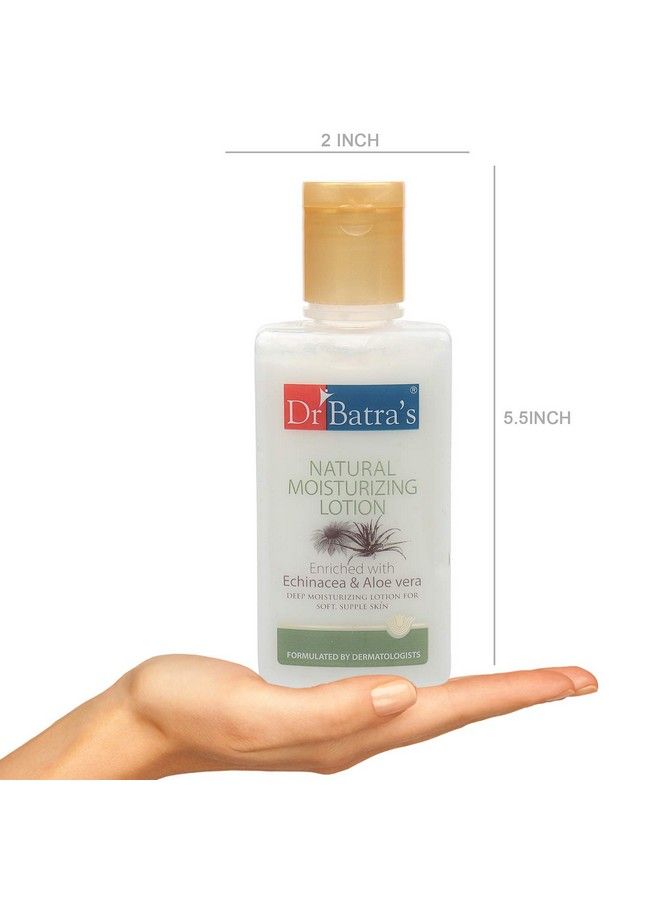Dr Batra's Natural Moisturizing Lotion Enriched With Echinacea Aloe Vera 100 Ml Pack Of 4 - Image 5