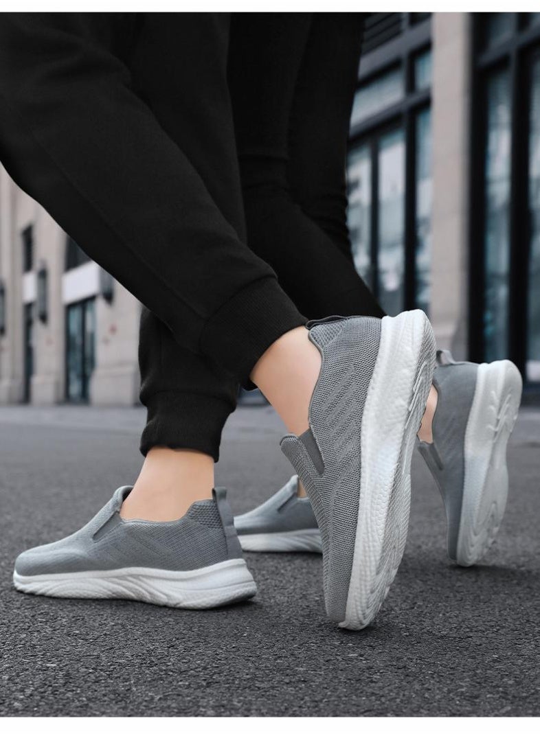 NIBEMINENT أحذية مشي نسائية للياقة البدنية صيفية شبكية رياضية خارجية مسطحة خفيفة غير قابلة للانزلاق تنفسية حذاء رياضي ناعم - Image 2