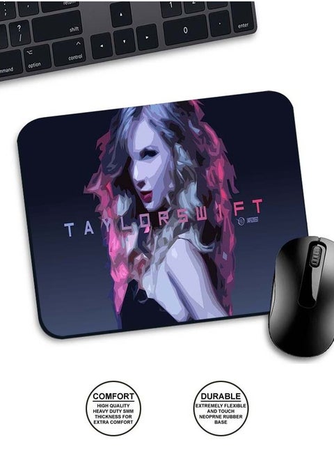 Protective Printed Mouse Pad Taylor Swift Multicolor