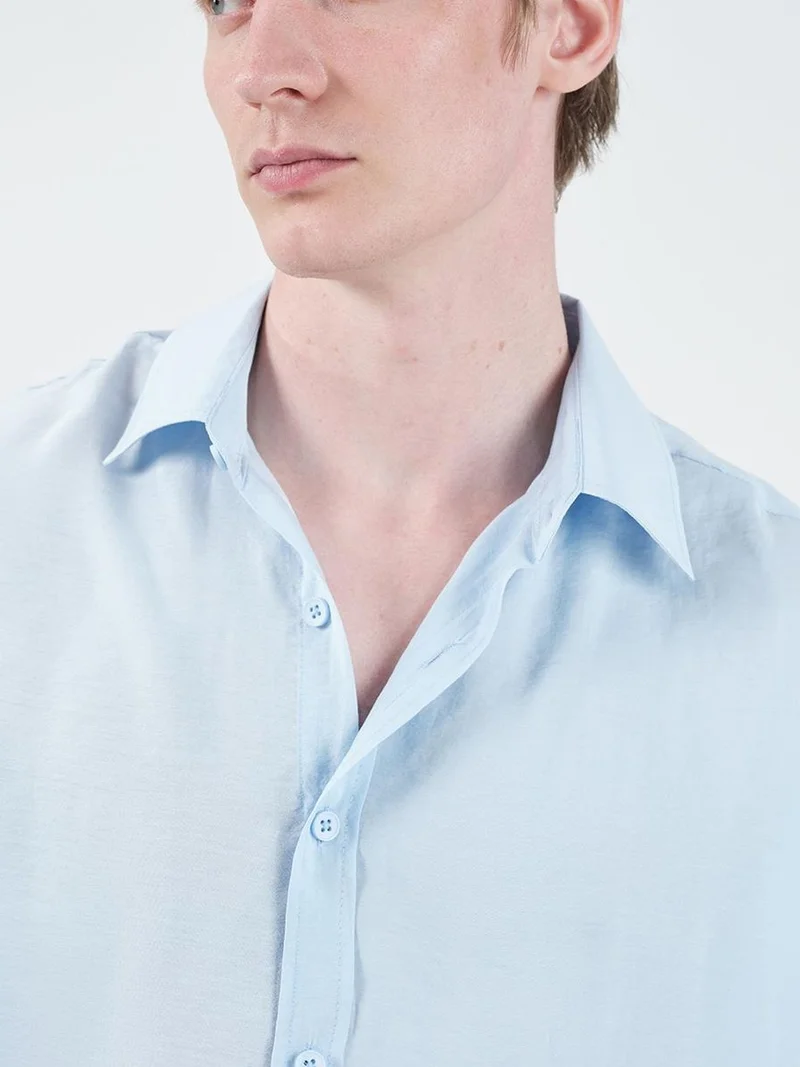 جيستو GIESTO Oversized Button-Up Shirt