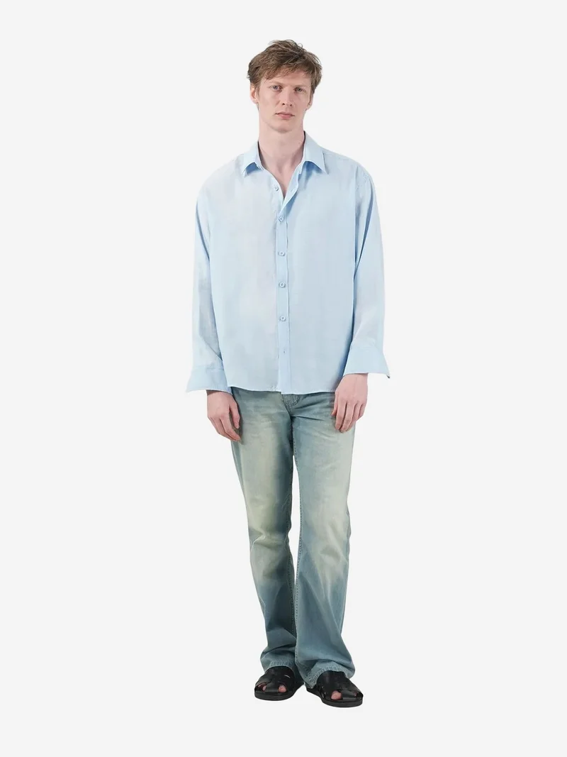 Giesto GIESTO Oversized Button-Up Shirt