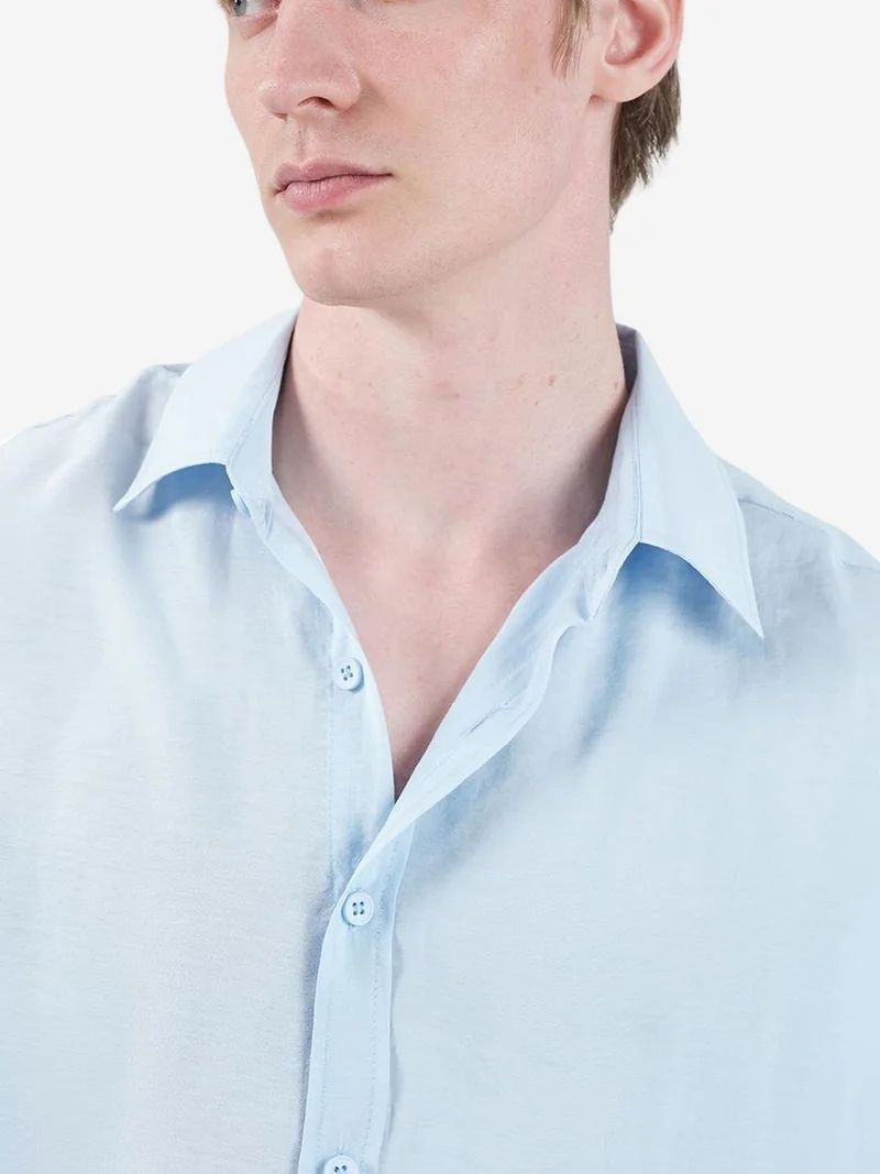 Giesto GIESTO Oversized Button-Up Shirt