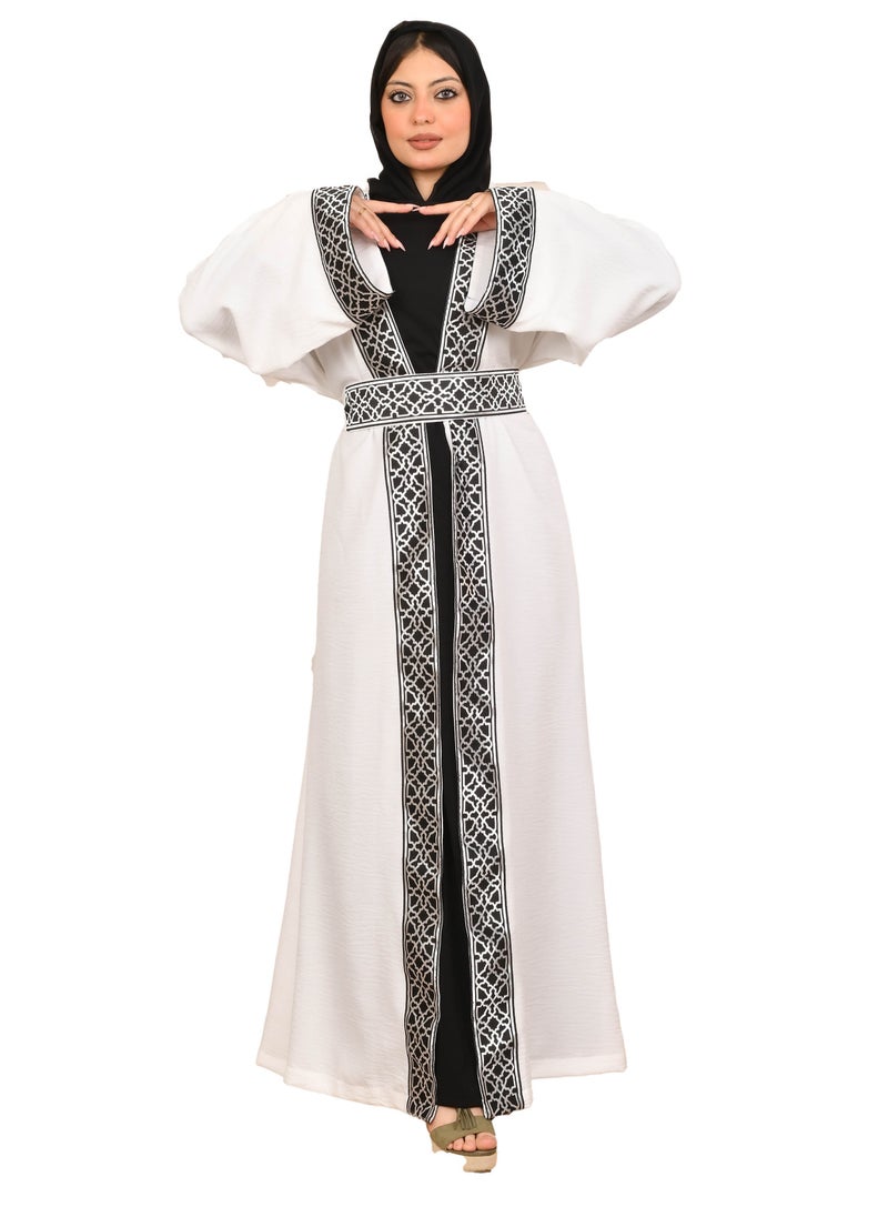 ماركة غير محددة - قفطان رمضاني كم طويل - Image 1