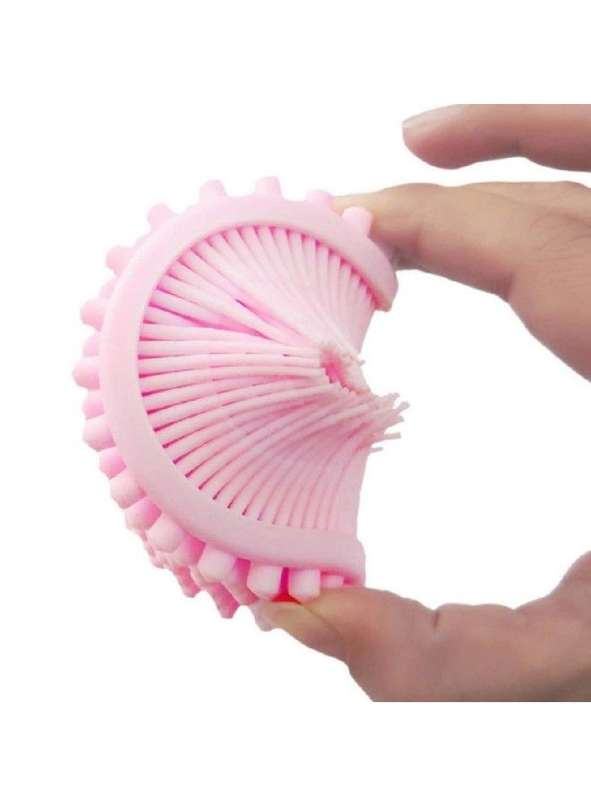 Kytaste Soft Silicone Bath Shower Massage Body Cleaning Wash Shampoo Brush (Multi Color) (Shower Silicone Brush) - Image 5