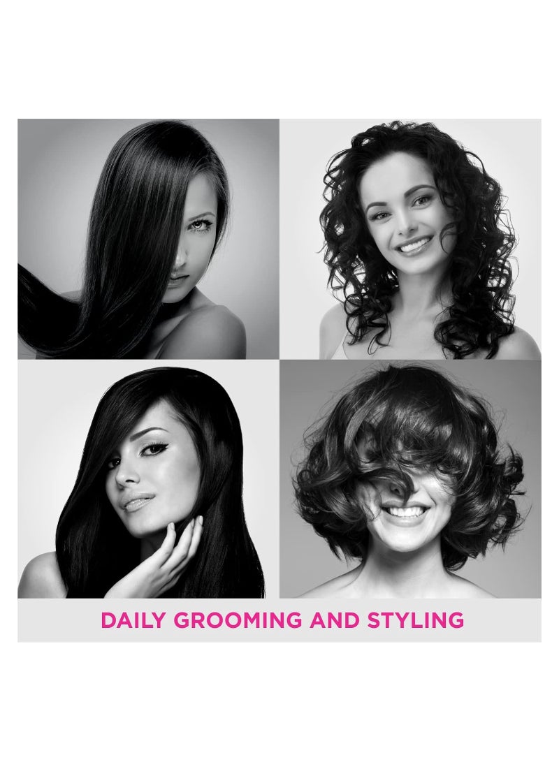 Fine Tooth Metal Pin Hairdressing Rat Tail Comb - Black - Image 5