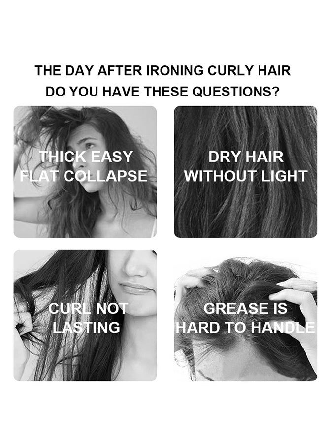 LANEMAY Curl Defining Mousse – Coconut Styling Gel Foam Wax, Anti-Frizz Long-Lasting Hold & Hydrating Curl Spray - Image 5