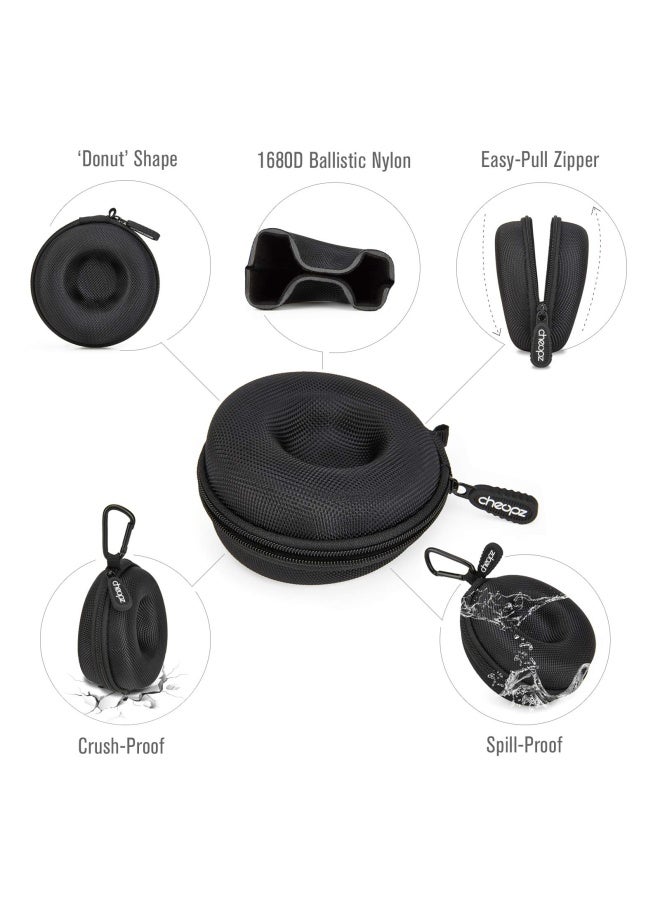 Cheopz Travel Watch Case Single Storage Box for Wristwatches  Smart Watches up to 50mm Black - Image 2