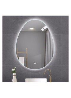 3-Color Led Touch Wall Mirrors 70X80X3Cm Multicolour
