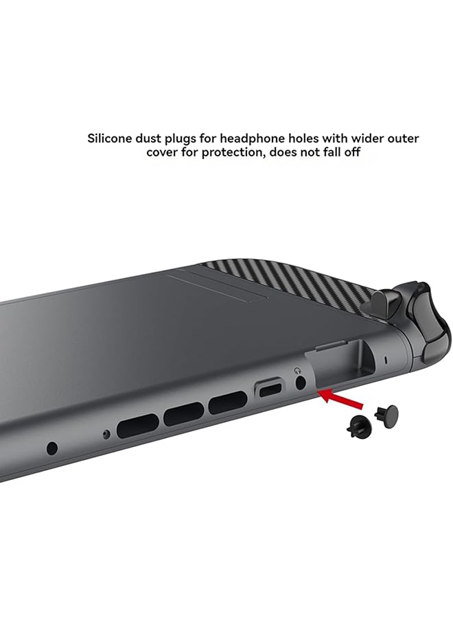 Grip Sticker Skin Compatible With Switch 2 Game Console Dust Wrap Protection Kit With Dust Plugs Left & Right Joycon Stickers Silicone Rocker Caps - Image 4