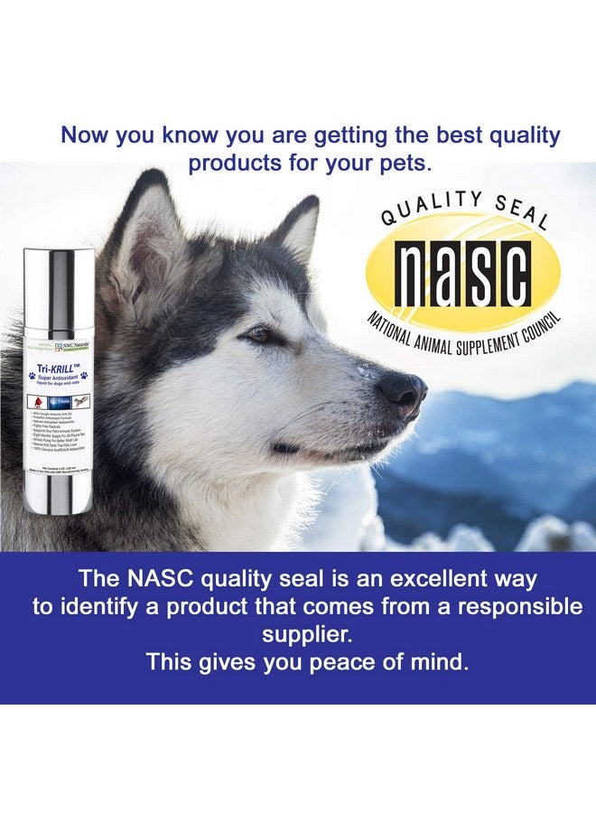 NWC Naturals Tri-Krill Oil Supplement for Dogs and Cats, Supports Joint, Brain, Reduces Scratching and Shedding, Air-Free Pump, Pure Antarctic Krill with Astaxanthin, Omega-3, DHA, EPA by NWC Naturals - Image 2