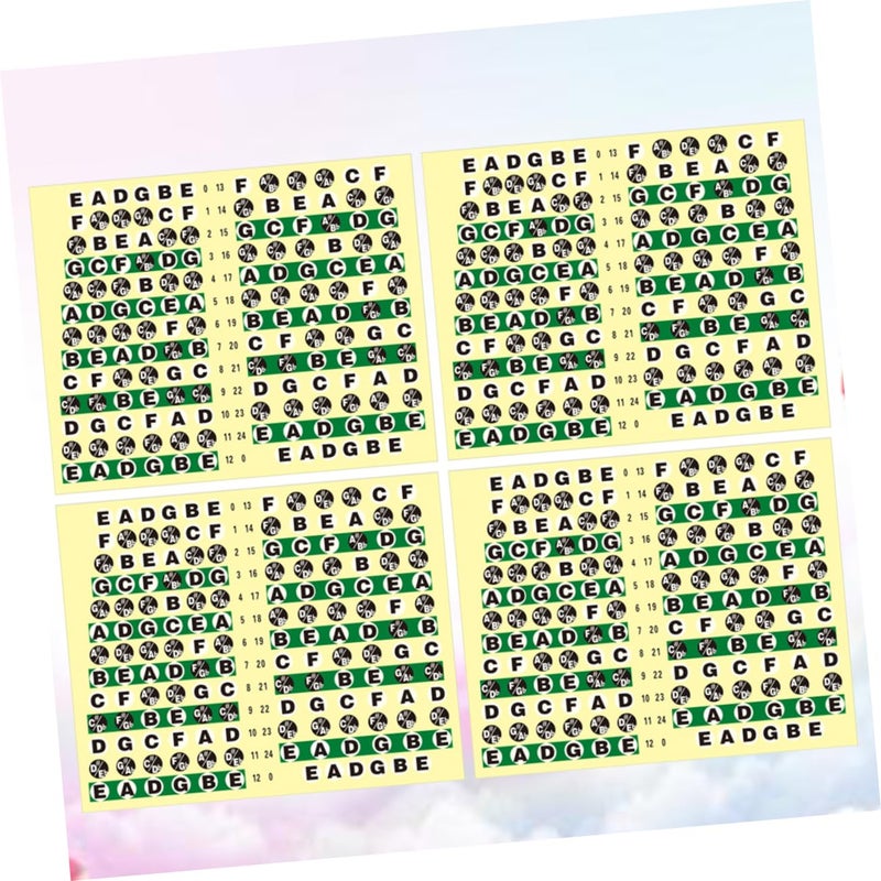 Transparent Guitar Fretboard Note Stickers 10pcs For Acoustic And Electric Guitars - Image 3
