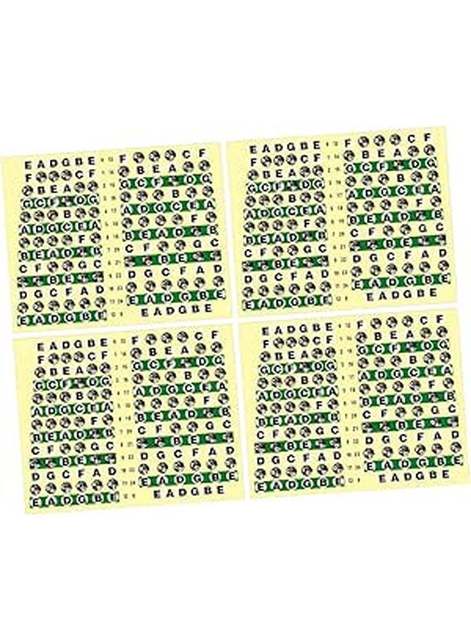 Transparent Guitar Fretboard Note Stickers 10pcs For Acoustic And Electric Guitars - Image 1